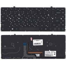 Клавиатура для ноутбука Lenovo Yoga 2 pro 13 черная с подсветкой