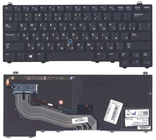 Клавиатура для ноутбука Dell latitude E5440 черная