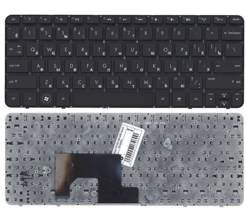Клавиатура для ноутбука HP Compaq Mini 210-3000 200-4000 черная без рамки