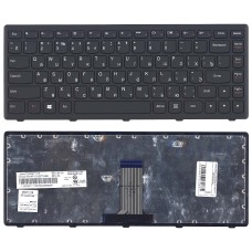 Клавиатура для ноутбука Lenovo IdeaPad Flex 14, G400s, G405S, S410P, G410S черная с черной рамкой [10225]