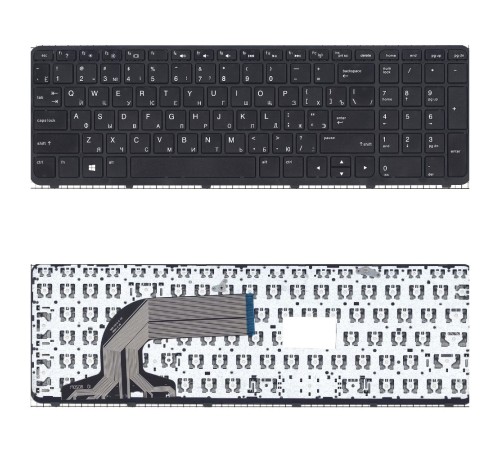 Клавиатура для ноутбука HP 350 G2 черная