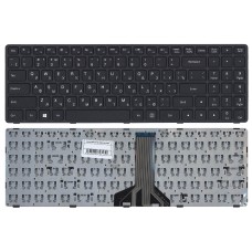 Клавиатура для ноутбука Lenovo Ideapad 100-15IBD, 100-15IBY, черная, с черной рамкой [10224]