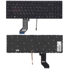Клавиатура для ноутбука Lenovo IdeaPad Y700, Y700-15ISK черная, без рамки, с подсветкой [6100]