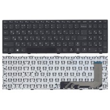 Клавиатура для ноутбука Lenovo IdeaPad 110-15ISK, 110-17ACL, 110-17IKB, 110-17ISK (RU) черная, с рамкой [12168]