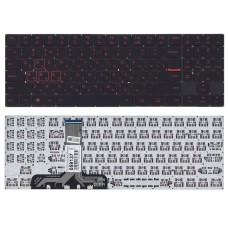 Клавиатура для ноутбука Lenovo Legion Y520 Y520-15IKB черная без рамки [9510]