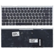 Клавиатура для ноутбука Sony Vaio VGN-FW черная с рамкой