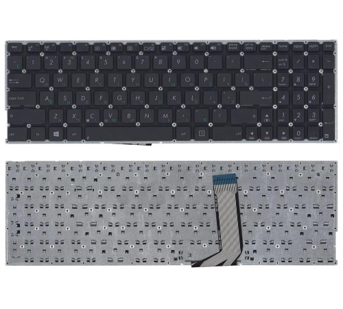 Клавиатура для ноутбука Asus A556, F556, K556, X556, P756, X756 (RU) черная