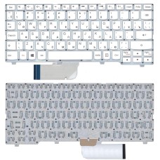 Клавиатура для ноутбука Lenovo IdeaPad 100S-11IBY белая без рамки