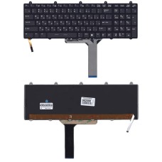 Клавиатура для ноутбука MSI GE60 GE70 GT70 черная с рамкой и подсветкой 7 цветов 