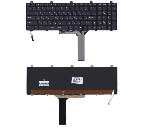 Клавиатура для ноутбука MSI GE60 GE70 GT70 черная с рамкой и подсветкой 7 цветов 