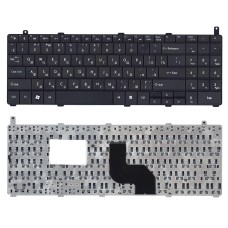 Клавиатура для ноутбука DNS 0124002 черная без рамки