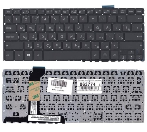 Клавиатура для ноутбука Asus UX360CA черная