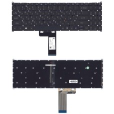 Клавиатура для ноутбука Acer Swift 3 SF315-51 черная с подсветкой