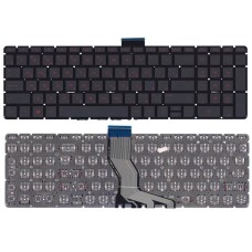 Клавиатура для ноутбука HP Pavilion 15-ab 15-ab000 15-cb 15z-ab100 черная с красной подсветкой [8217]