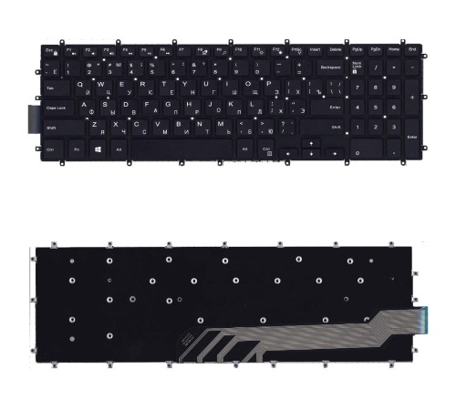 Клавиатура для ноутбука Dell Vostro 15-3583 черная