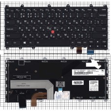 Клавиатура для ноутбука Lenovo Thinkpad X380 черная с подсветкой