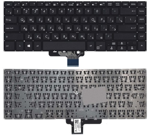 Клавиатура для ноутбука Asus X510U, S510, F510, X510 черная