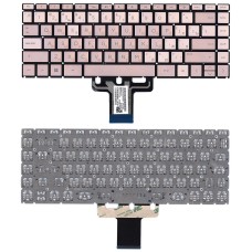 Клавиатура для ноутбука HP Pavilion x360 14-cd0000 золотистая с подсветкой