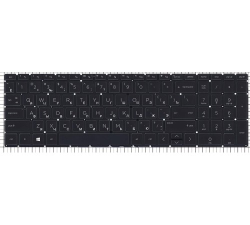Клавиатура для ноутбука HP 250 G7 255 G7 256 G7 черная с подсветкой