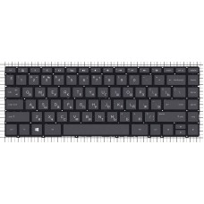 Клавиатура для ноутбука HP Envy 13-AD черная с подсветкой