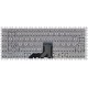 Клавиатура для ноутбука HP Envy 13-AD серебристая с подсветкой