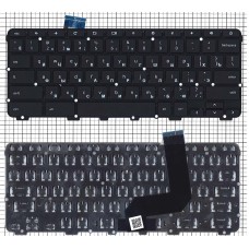 Клавиатура для ноутбука Lenovo Chromebook N22 черная без рамки