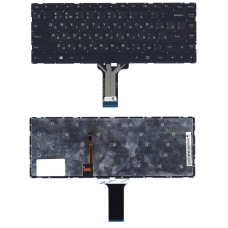 Клавиатура для ноутбука Lenovo Ideapad 100S-14IBR черная с подсветкой