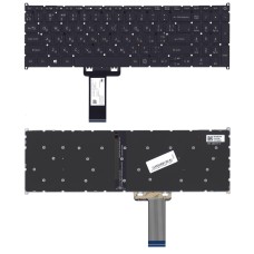 Клавиатура для ноутбука Acer Aspire 7 A715-73, A715-73G, A715-41G (RU) черная с подсветкой [11637]