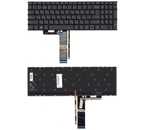 Клавиатура для ноутбука Lenovo Flex 5-15, 5-15ALC05, 5-15ITL05, Yoga Slim 7-15IIL05 черная