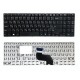 Клавиатура для ноутбука DNS 0151280, 0151831, 0153300, 0153733 (RU) черная, с ЧЕРНОЙ РАМКОЙ
