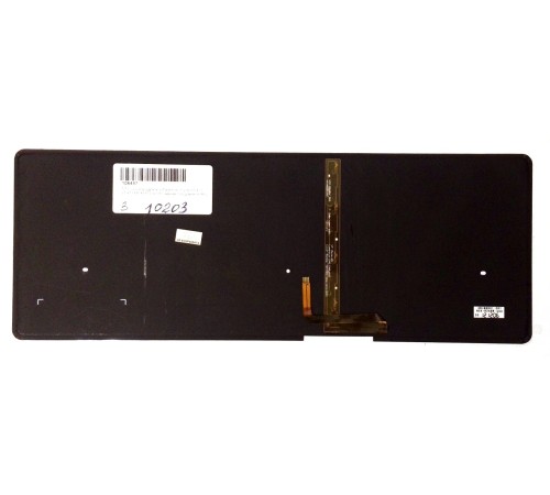 Клавиатура для ноутбука Acer Aspire V5-471 V5-431 M5-481T (RU) черная с подсветкой без рамки [10203]