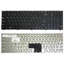 Клавиатура для ноутбука DNS 0170702,  0170703, 0170704, 0170705, 0800931 (RU) черная [10232]