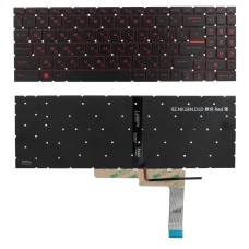 Клавиатура для ноутбука MSI Katana GF66 GF76 GL66 GL76 с красной подсветкой [12220]