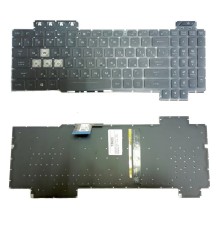 Клавиатура для ноутбука Asus Gaming FX504, FX504GD, FX504GE, FX505, FX505DY, FX505DD черная с RGB подсветкой [12622]