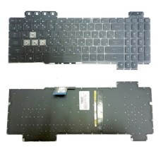 Клавиатура для ноутбука Asus Gaming FX504, FX504GD, FX504GE, FX505, FX505DY, FX505DD черная с RGB подсветкой [12622]