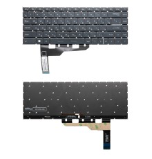 Клавиатура для ноутбука MSI Modern 14 A4M, 14 B4M, 14 B5M; MSI Modern 15 A10M, 15 A10RB, 15 A10RBS, с подсветкой, длинный Ctrl [12628]