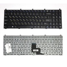 Клавиатура для ноутбука DNS 0116092, 0116093, 0116094, W765S (RU) черная, УЗКИЙ Enter [9461]