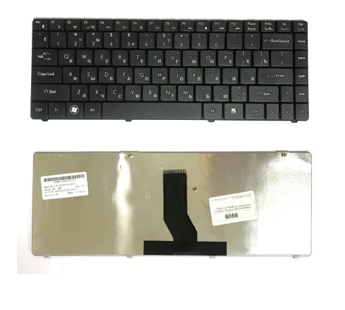 Клавиатура для ноутбука DNS 0135740, 0199722, AESW6700110 черная (RU)
