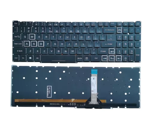 Клавиатура для ноутбука Acer Nitro 5 AN515-57, AN515-45, AN517-41 (RGB подсветка)