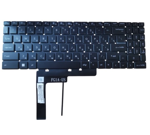 Клавиатура для ноутбука MSI Katana GF66 GF76 GL66 GL76 с белой подсветкой