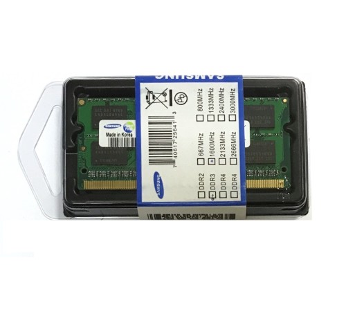 Оперативная память SODIMM 8Gb (1600Mhz) DDR3 Samsung, новая