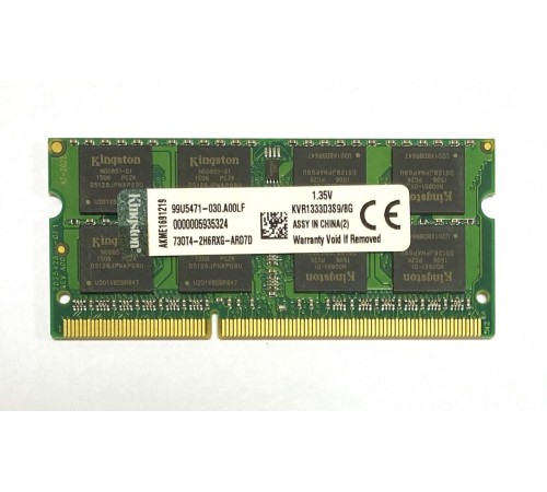 Оперативная память SODIMM 8Gb (1333Mhz) DDR3L Kingston