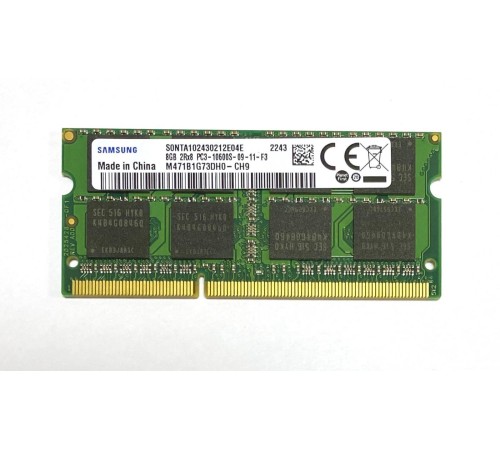 Оперативная память SODIMM 8Gb (1333Mhz) DDR3 Samsung M478B1G73DHO-CH9