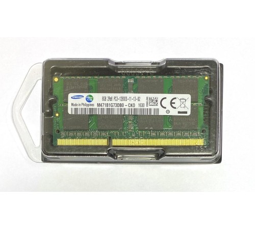 Оперативная память SODIMM 8Gb (1600Mhz) DDR3 Samsung M471B1G73DB0-CK0 12800S