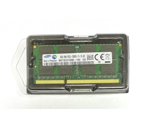 Оперативная память SODIMM 8Gb (1600Mhz) DDR3L Samsung M471B1G73DB0-YK0 12800S