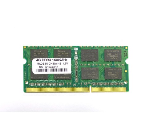 Оперативная память SODIMM 4Gb (1600Mhz) DDR3L чипы Hynix 12800S