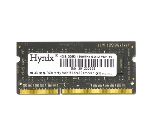 Оперативная память SODIMM 4Gb (1600Mhz) DDR3 Hynix PC3-12800