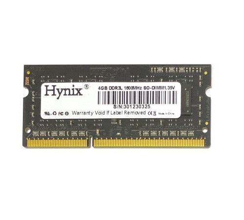 Оперативная память SODIMM 4Gb (1600Mhz) DDR3L Hynix PC3-12800