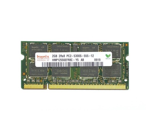 Оперативная память SODIMM 2Gb (667MHz) DDR2 Hynix HMP125S6EFR8C -Y5 2R*8 PC2-5300S-555-12