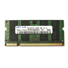 !Оперативная память SODIMM 2Gb (800MHz) DDR2 Samsung M470T5663QZ3-CF7 2R*8 PC2-6400S-666-12-E3 [10274]